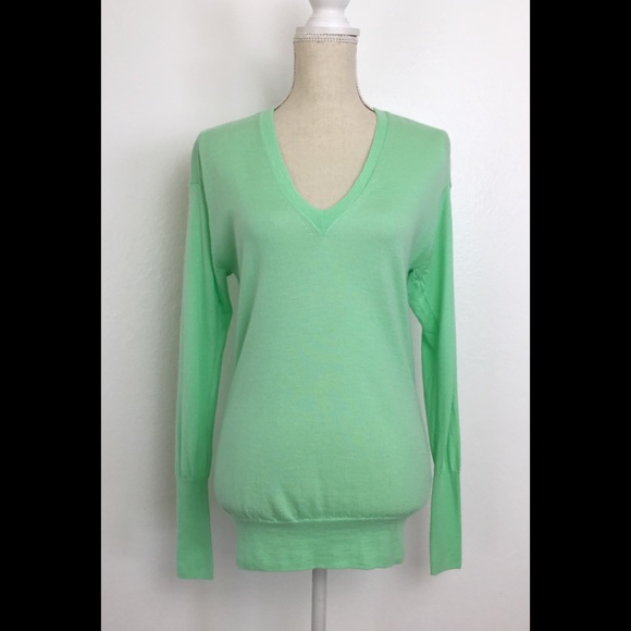 J Crew Collection Italian Cashmere V-Neck Sweater